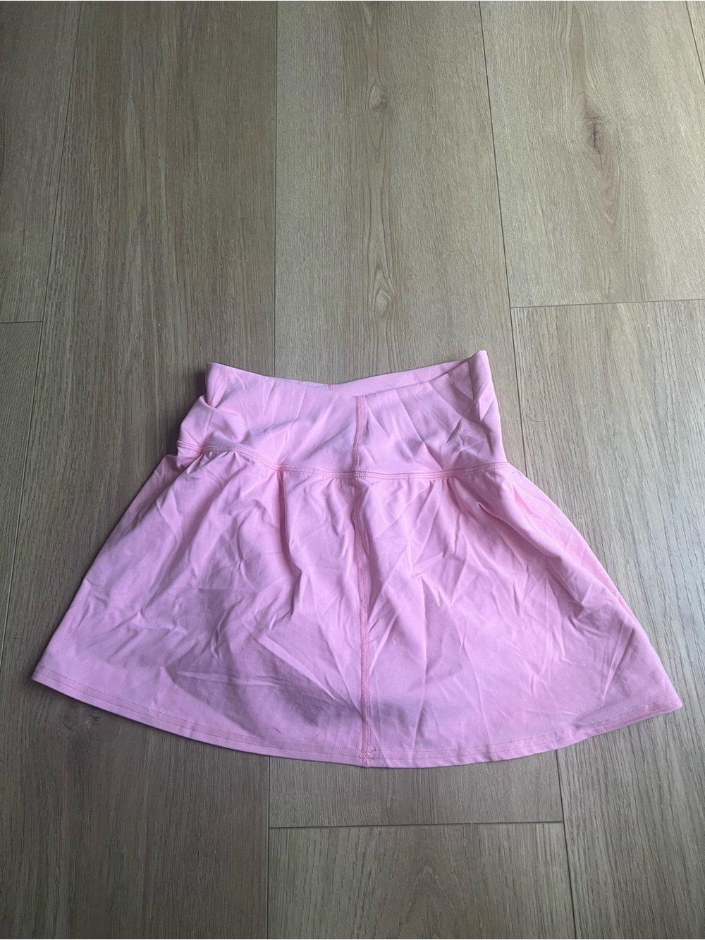 Light Pink Circle Skirt with Flared Silhouette